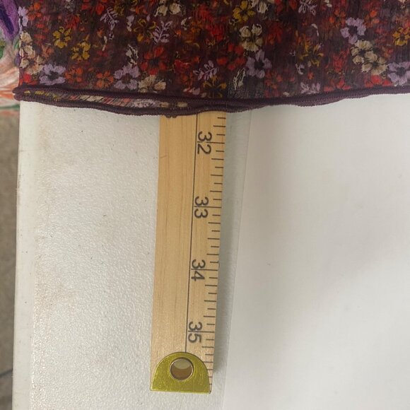 Lane Bryant Tunic Top Womens Plus Size 22/24 Floral Sheer Asymmetrical Laganlook - Picture 7 of 10